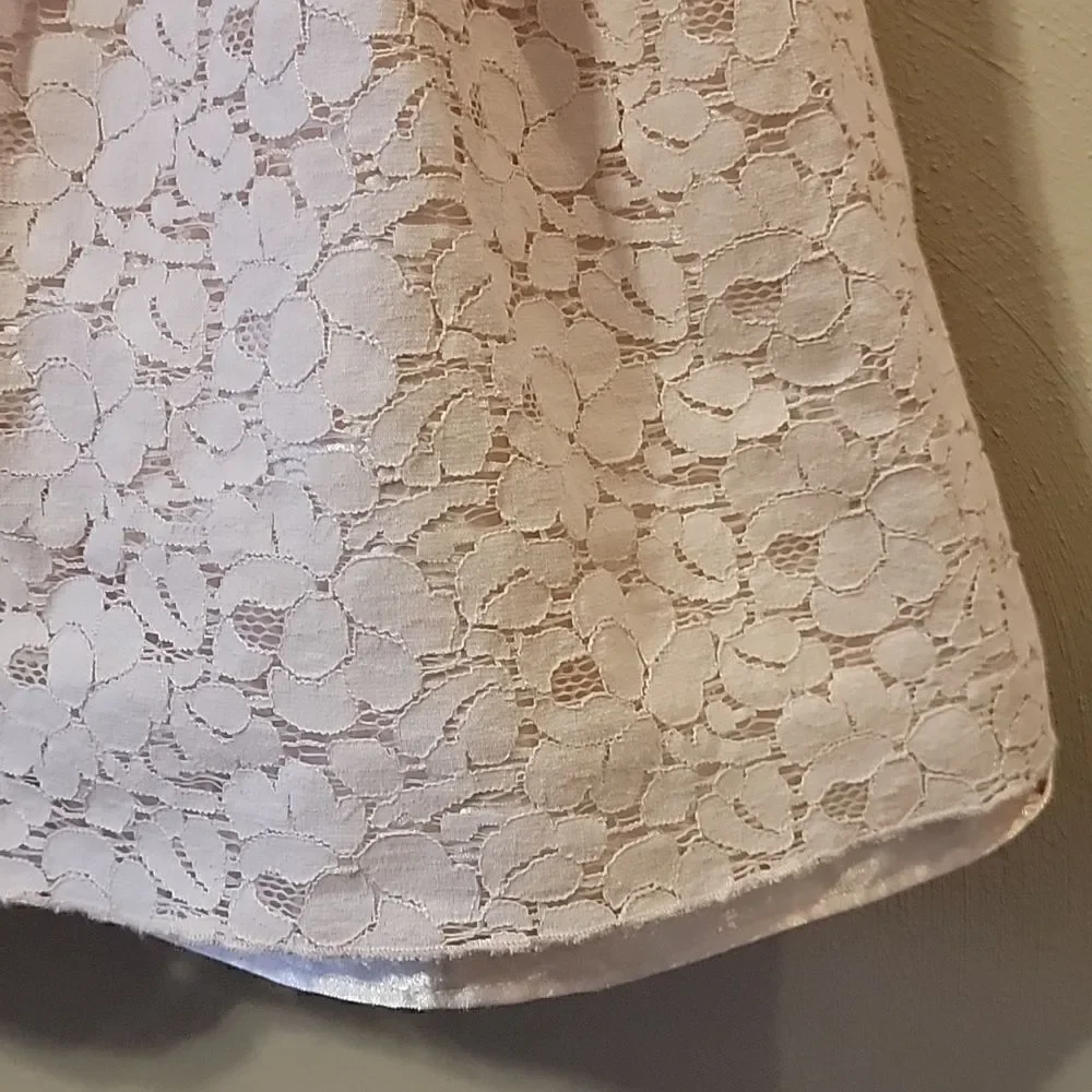 AMERICAN PRINCESS LIGHT PINK LACE OVERLAY SPECIAL OCCASION DRESS, SIZE 4